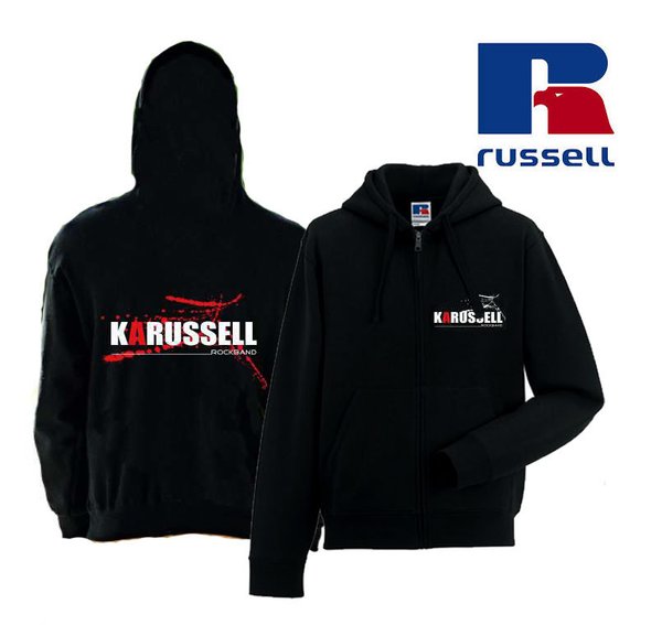 Karussell Rockband Authentic zipped hooded sweat